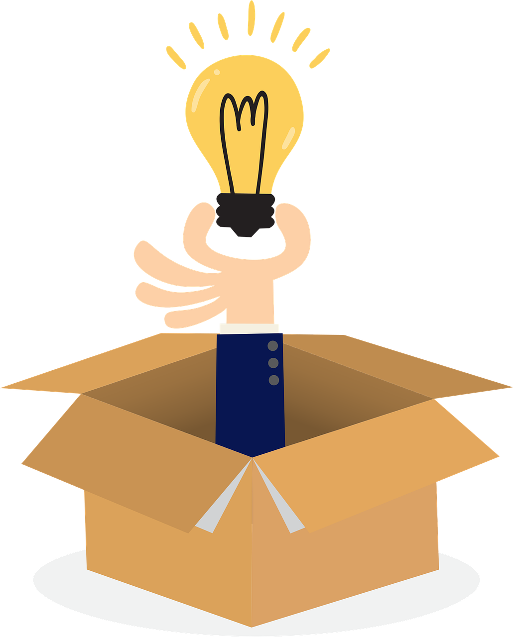 Lightbulb in a box